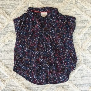 Maeve Anthropology Spotted Blouse